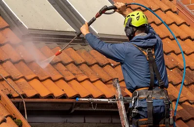 Démoussage et hydrofuge de toiture à Floure